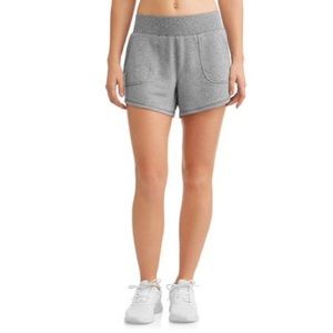 Gray Knit Gym Shorts